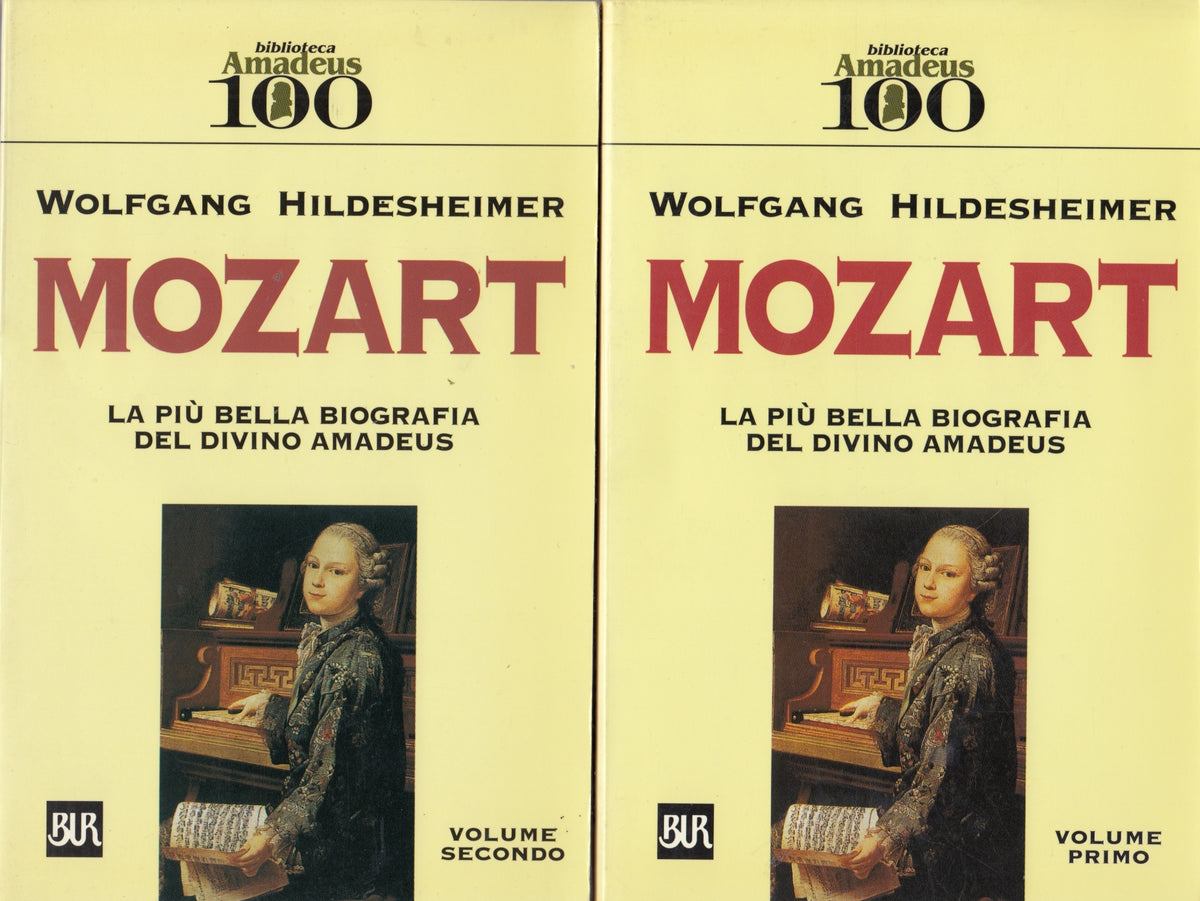 Mozart 2 volumi Biografia Amadeus - Wolfgang Hildesheimer - Rizzoli Bur- ZFS69