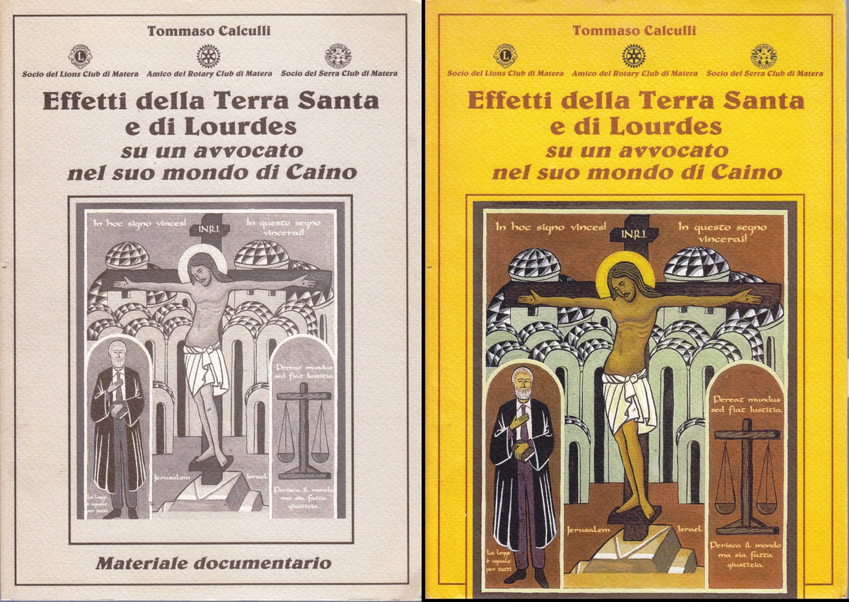 Effetti Terra Santa Lourdes avvocato suo mondo Caino 2 volumi- Calculli- ZFS89