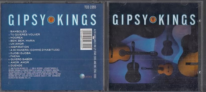 MCD- CD GIPSY KINGS BAMBOLEO DUENDE UN AMOR TELSTAR 1989 - ZCD18