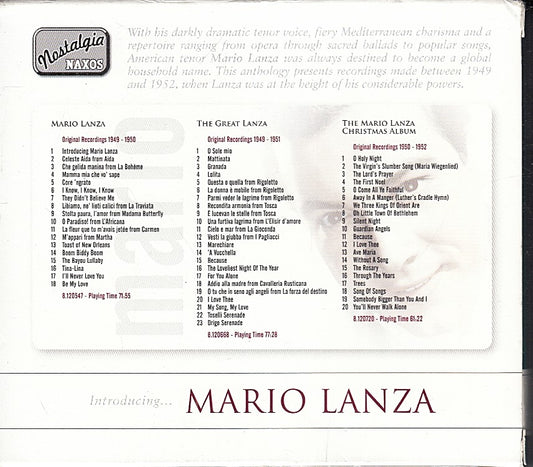 MCD- CDMARIO LANZA BOX 3 CD NOSTALGIA NAXOS - ZCD6