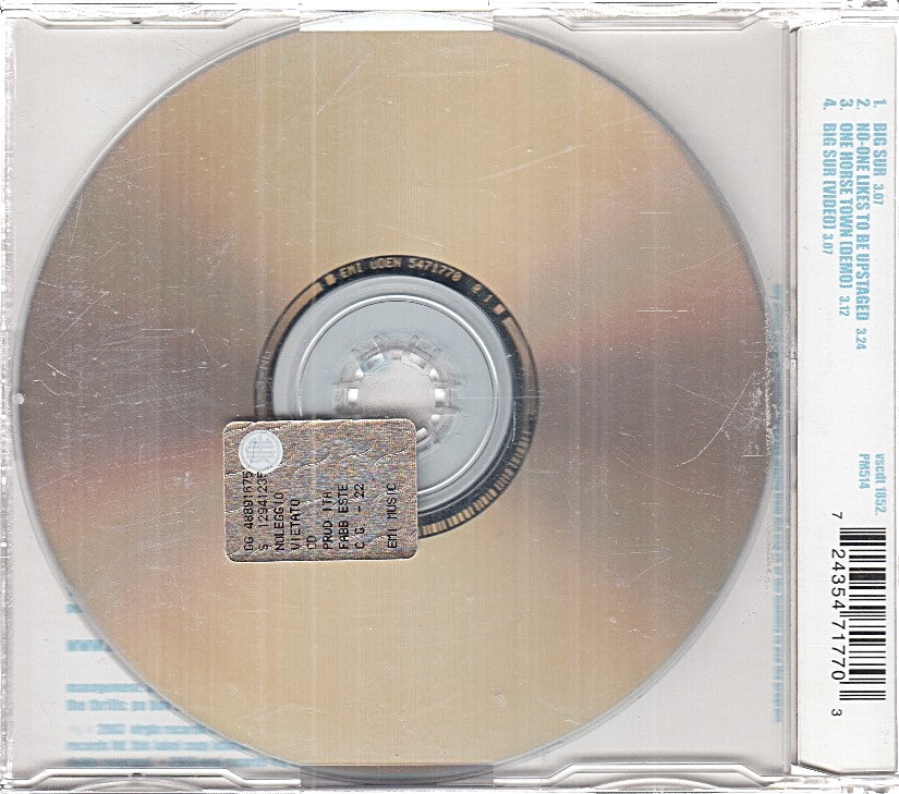 MCD- CD BIG SUR - THE THRILLS --- EMI MUSIC - ZCD18