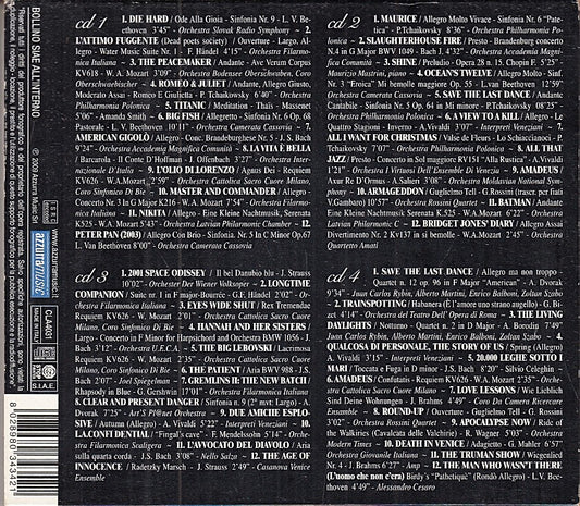 MCD- CD CINEMA CLASSICS LE PIU' BELLE COLONNE SONORE AZZURRA MUSIC 4 CD - ZCD6