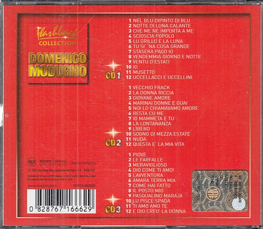 MCD- CD DOMENICO MODUGNO FLASHBACK COLLECTION SONY 3 CD - ZCD12