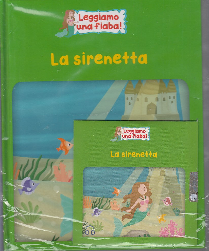 LB- LEGGIAMO UNA FIABA N.21 LA SIRENETTA NUOVO CON CD -- RBA--- 2017- C- NGX