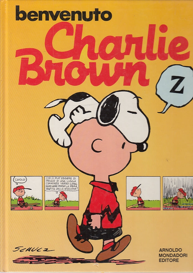 LB- BENVENUTO CHARLIE BROWN FUMETTI - SCHULTZ- MONDADORI-- 1a ED.- 1986- C- RGZ