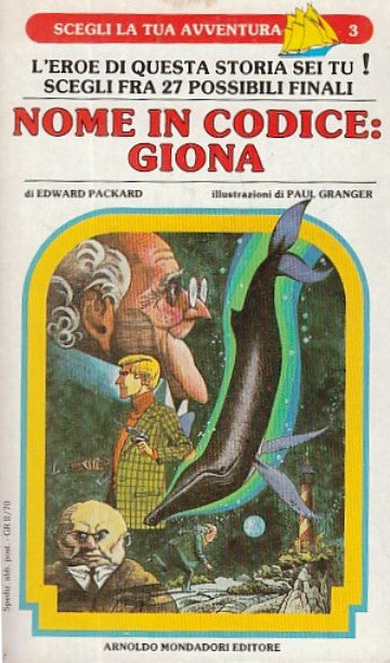 LF- NOME IN CODICE GIONA- GRANGER PACKARD- MONDADORI- SCEGLI 3-- 1986- B- YFS999