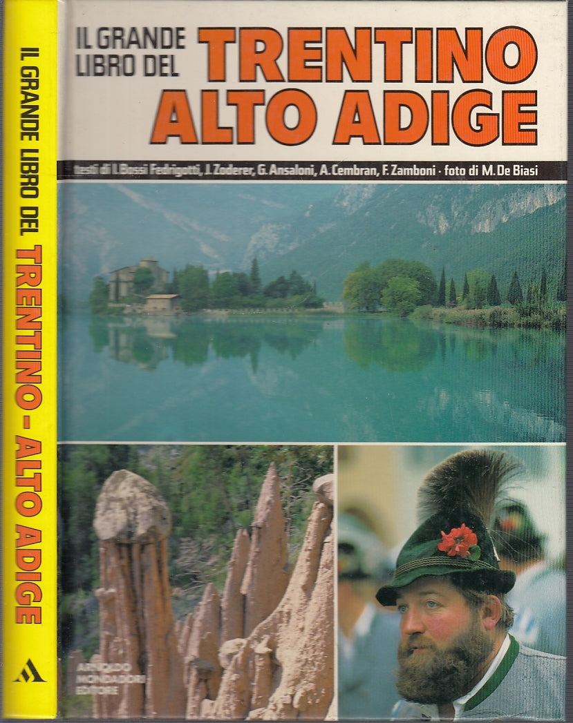LV- IL GRANDE LIBRO DEL TRENTINO ALTO ADIGE -- MONDADORI --- 1987- C- ZFS572