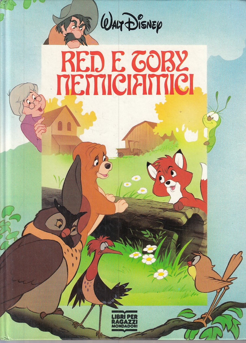 LB- RED E TOBY NEMICIAMICI - DISNEY - MONDADORI - LIBRI RAGAZZI-- 1989 - C - RGZ