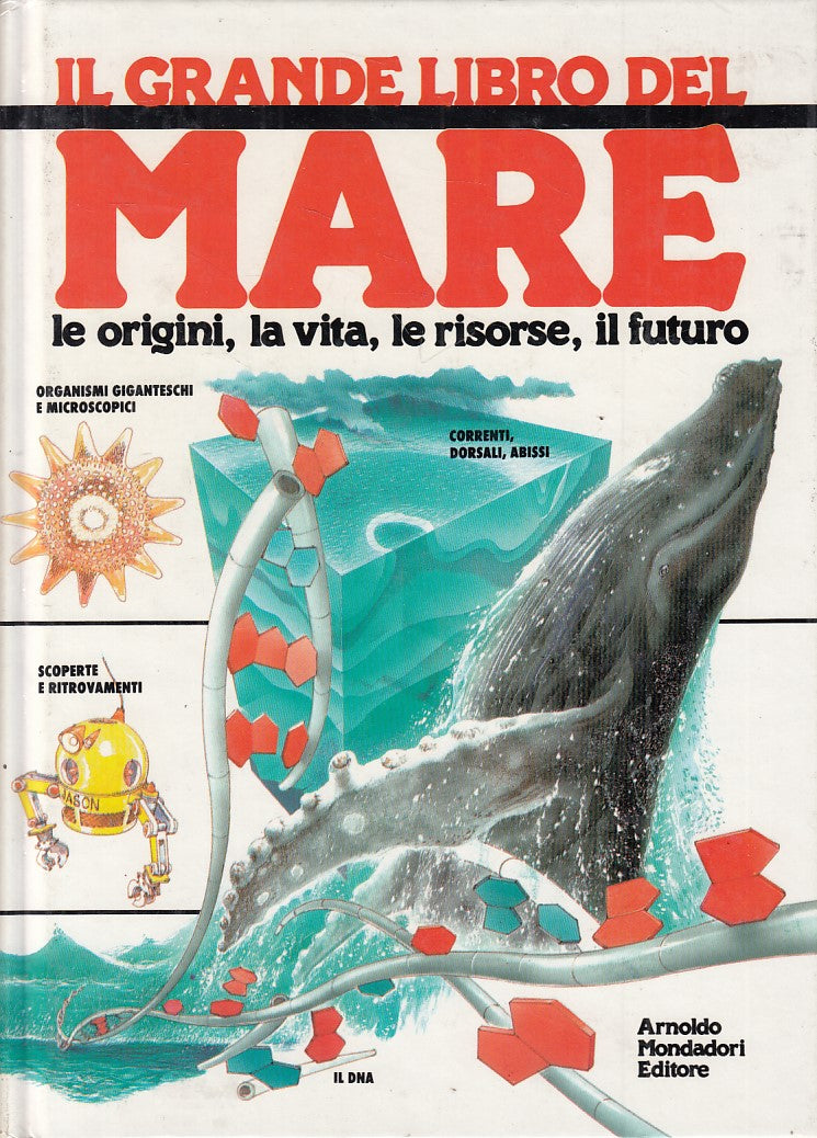 LZ- GRANDE LIBRO DEL MARE ORIGINI VITA RISORSE -- MONDADORI--- 1990 - C - ZFS117