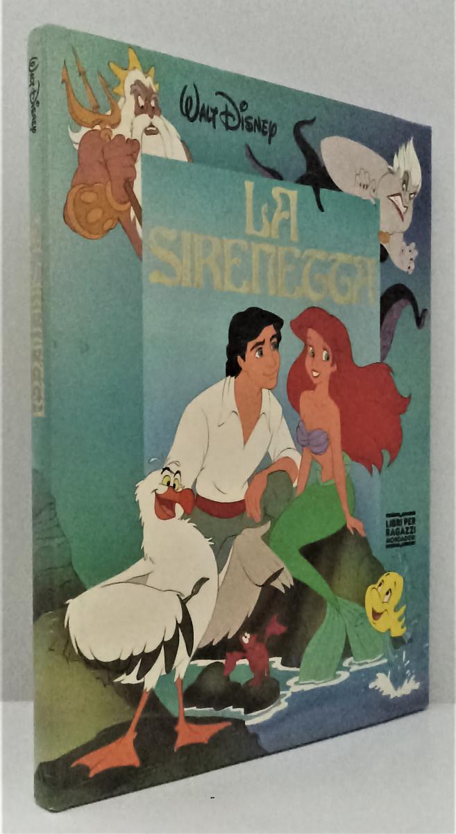 LB- LA SIRENETTA - WALT DISNEY - MONDADORI- LIBRI PER RAGAZZI-- 1990- CS- ZFS551