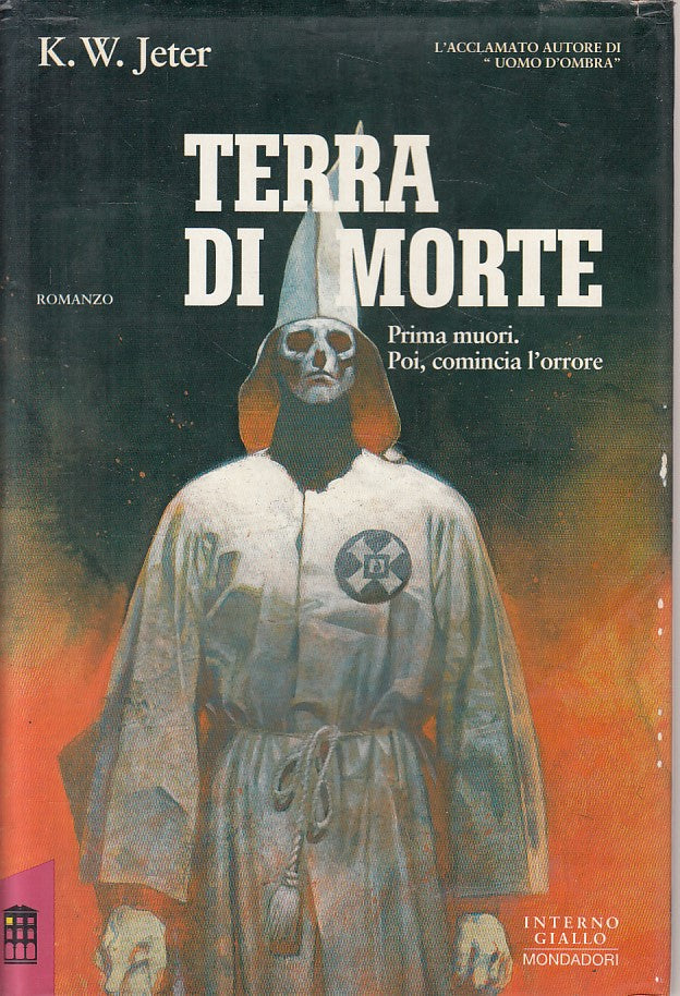 LG- TERRA DI MORTE - JETER - MONDADORI INTERNO GIALLO --- 1994 - CS - YFS480