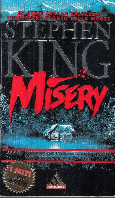 LN2- MISERY - STEPHEN KING - MONDADORI - I MITI -- 1997 - B- JXS3