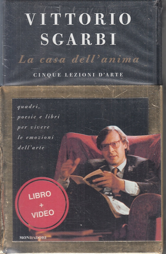 LN- LA CASA DELL'ANIMA LIBRO + VIDEO - SGARBI- MONDADORI--- 1999- CS- ZFS206