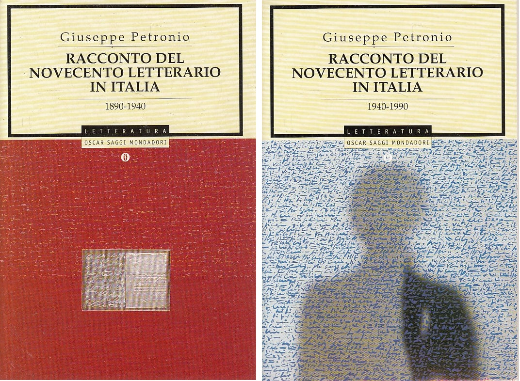 LS- RACCONTO DEL NOVECENTO LETTERARIO IN ITALIA-- MONDADORI --- 1998 - B - YFS42