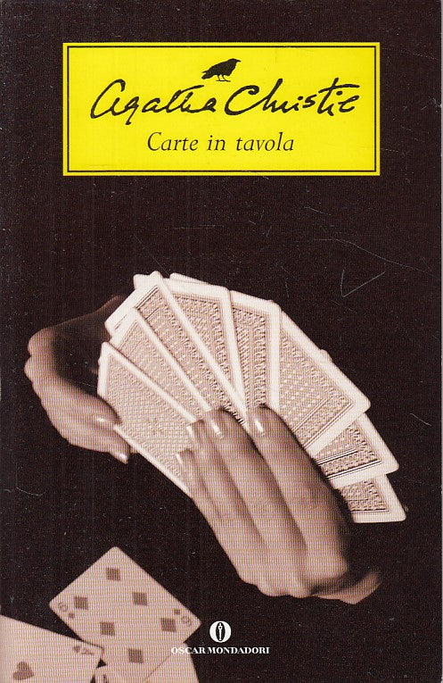 LN- CARTE IN TAVOLA - CHRISTIE- MONDADORI- NARRATIVA- 1a ED. - 1986 - B - YDS999
