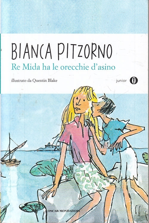 LN2- RE MIDA HA LE ORECCHIE D'ASINO- PITZORNO- MONDADORI- OSCAR JUNIOR- B- JXS12