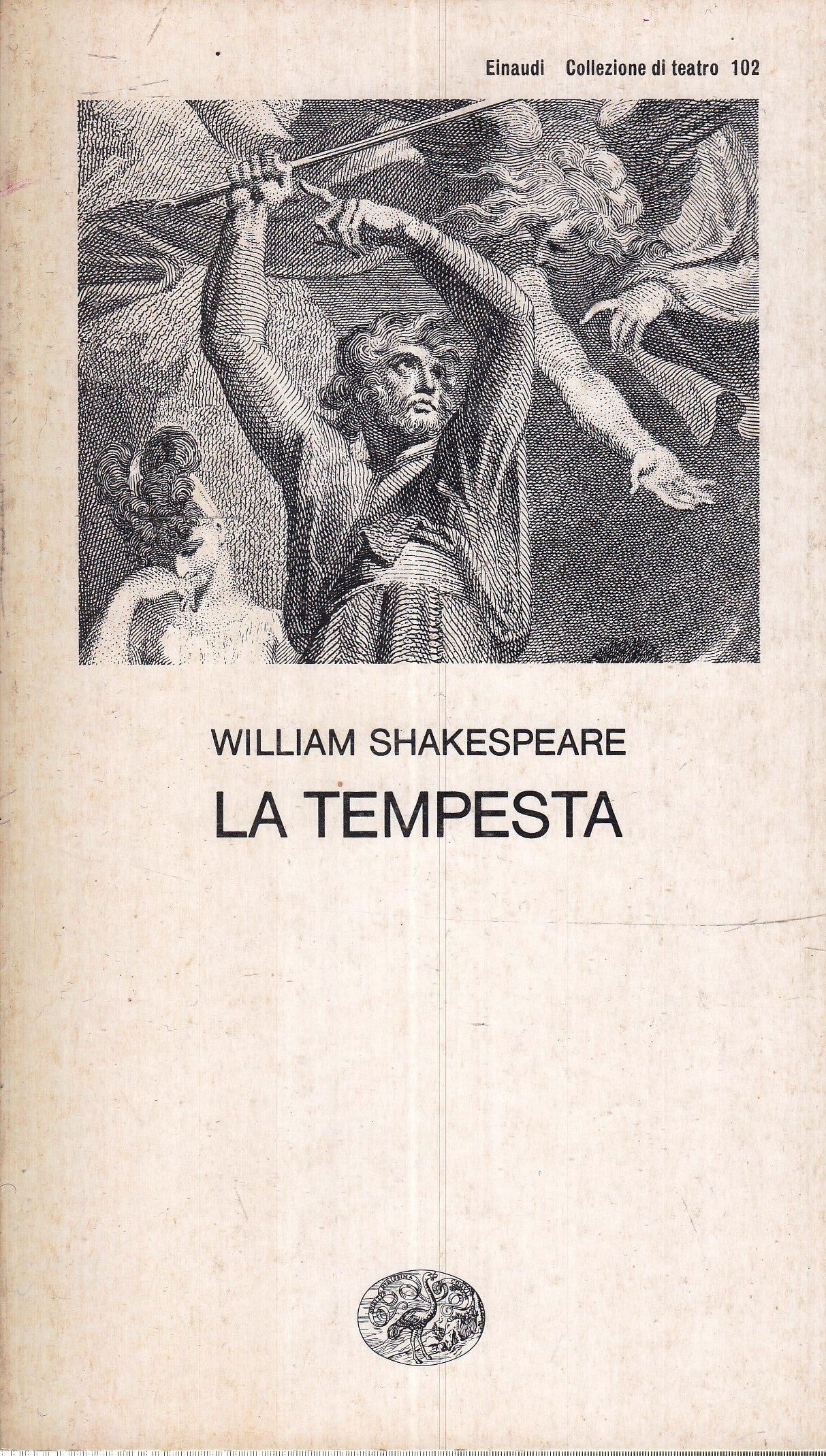 LN- LA TEMPESTA - WILLIAM SHAKESPEARE - EINAUDI- COLLEZIONE TEATRO 102--- B- XFS