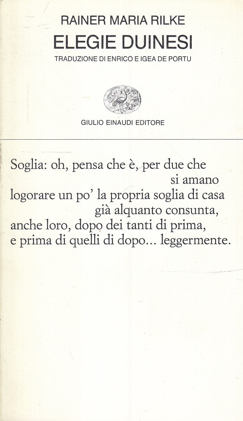 LN- ELEGIE DUINESI - RAINER MARIA RILKE - EINAUDI ---- B - XFS