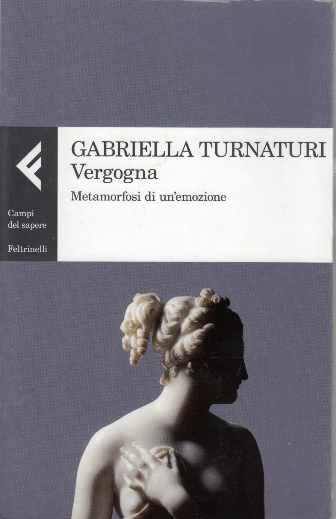 Vergogna - Gabriella Turnaturi - Feltrinelli Campi del Sapere - 1a ed.- XFS