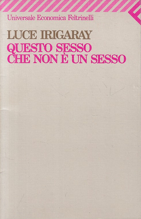 LS- QUESTO SESSO CHE NON E' UN SESSO- IRIGARAY- FELTRINELLI--- 1990 - B - ZFS665