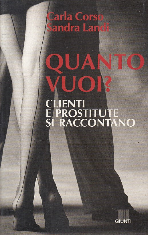 LS- QUANTO VUOI? CLIENTI E PROSTITUTE SI RACCONTANO -- GIUNTI--- 1998 - B - ZFS5