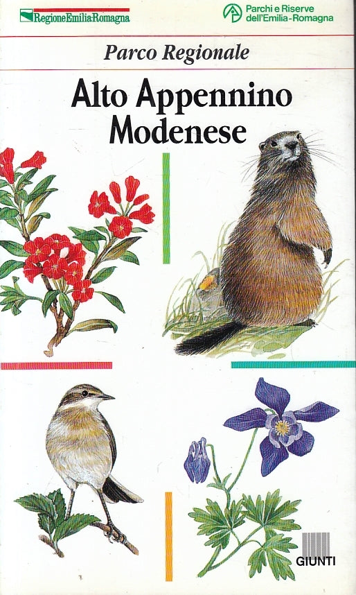 LV- GUIDA PARCO REGIONALE ALTO APPENNINO MODENESE -- GIUNTI --- 1995 - B- ZFS615
