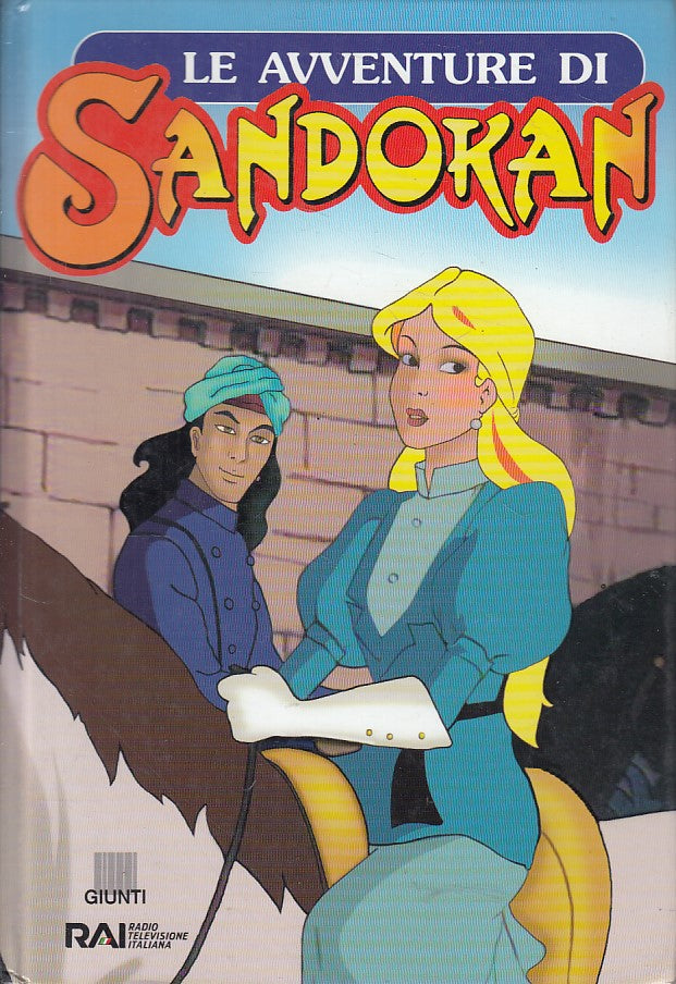 LB- LE AVVENTURE DI SANDOKAN - SALGARI - GIUNTI RAI --- 1998 - C - YFS486