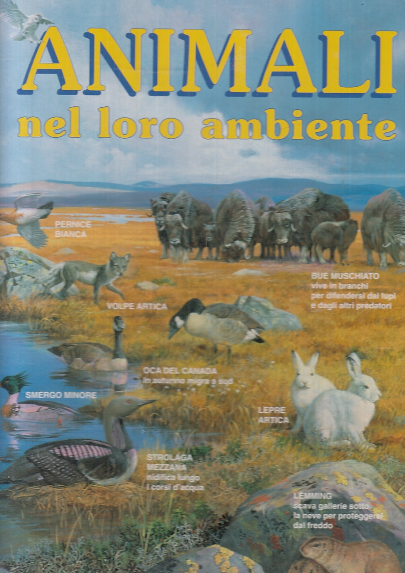 LB- ANIMALI NEL LORO AMBIENTE -- DAMI EDITORE --- 1998 - C - RGZ