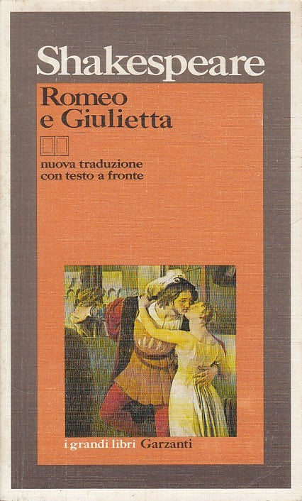 LN- ROMEO E GIULIETTA TESTO A FRONTE- SHAKESPEARE- GARZANTI--- 1998 - B - ZDS475