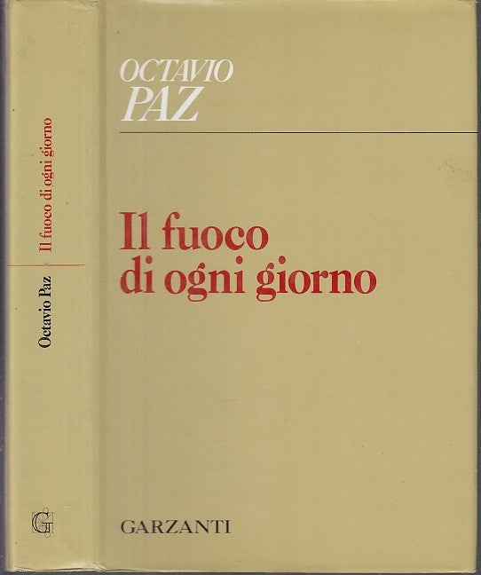 LN- IL GIOCO DI OGNI GIORNO - OCTAVIO PAZ - GARZANTI -- 1a ED. - 1992- CS- XFS39