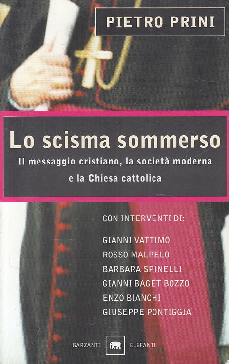 LS- LO SCISMA SOMMERSO - PRINI - GARZANTI - ELEFANTI - 1a ED. - 2002 - B - ZFS68