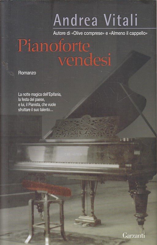 LN- PIANOFORTE VENDESI - ANDREA VITALI - GARZANTI -- 1a ED. - 2009 - CS - ZFS447