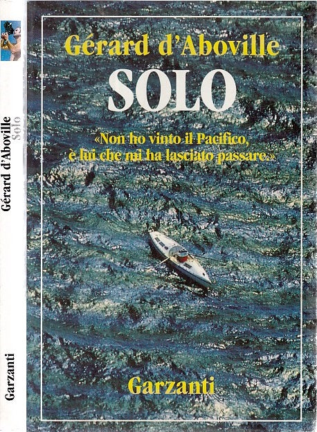 LN- SOLO NON HO VINTO IL PACIFICO - D'ABOVILLE - GARZANTI --- 1993 - B - XDS1