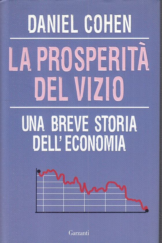 LS- LA PROSPERITA' DEL VIZIO - COHEN - GARZANTI -- 1a ED. - 2011 - CS - YFS174