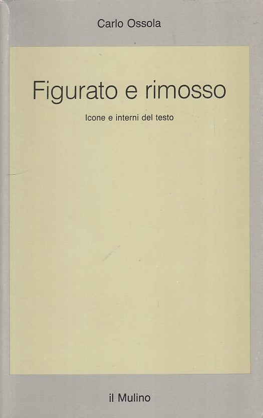 LS- FIGURATO E RIMOSSO - CARLO OSSOLA - MULINO - SAGGI -- 1988 - B - ZFS85