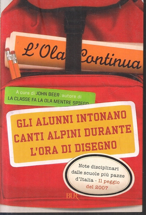 GLI ALUNNI INTONANO CAMPI ALPINI DURANTE L'ORA DISEGNO- BEER- BUR- B- JXS92