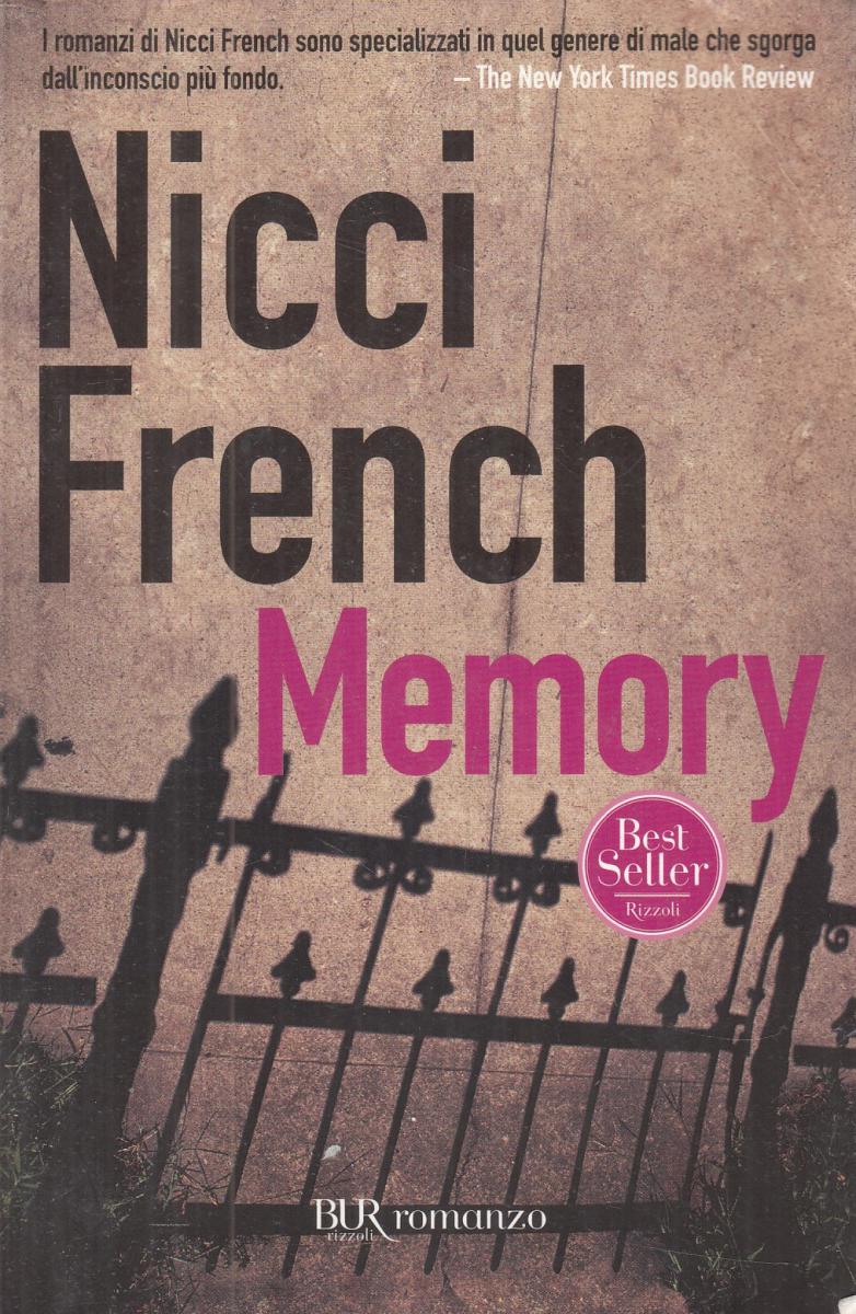 LN2- MEMORY - NICCI FRENCH - RIZZOLI BUR BEST SELLER - B - JXS50