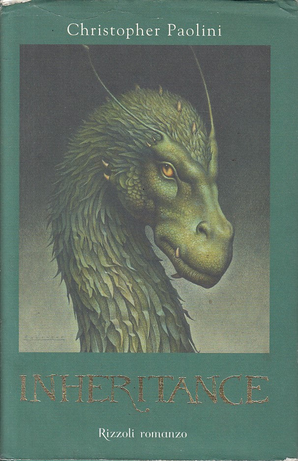 LN- INHERITANCE L'EREDITA' VOL.4- PAOLINI- RIZZOLI -- 1a ED.- 2011 - CS - ZFS331