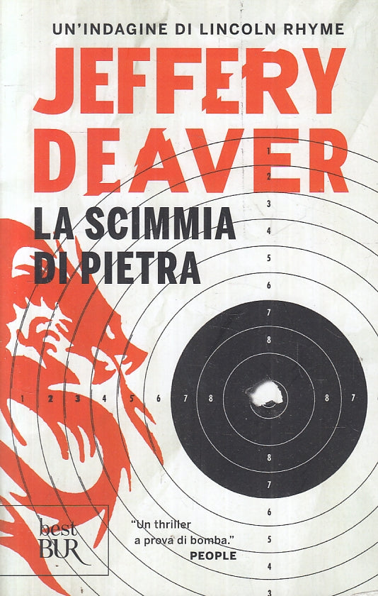 LN2- LA SCIMMIA DI PIETRA - JEFFERY DEAVER - RIZZOLI BEST BUR - B - JXS48
