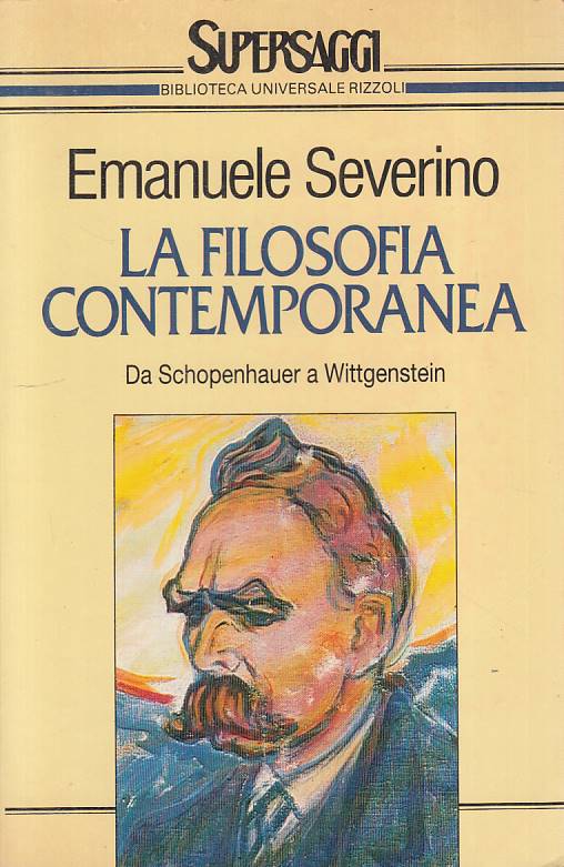 LS- FILOSOFIA CONTEMPORANEA SCHOPENHAUER WIITGENSTEIN -- RIZZOLI ---- B - YFS6