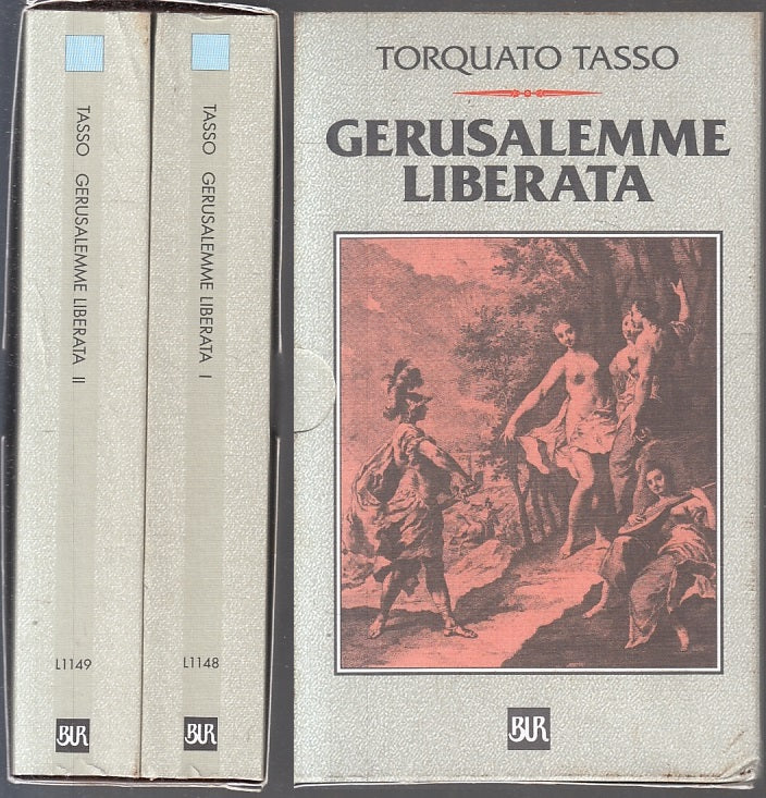 LN- LA GERUSALEMME LIBERATA VOLUMI 1/2- TASSO - RIZZOLI - BUR -- 2001- B- XFS109