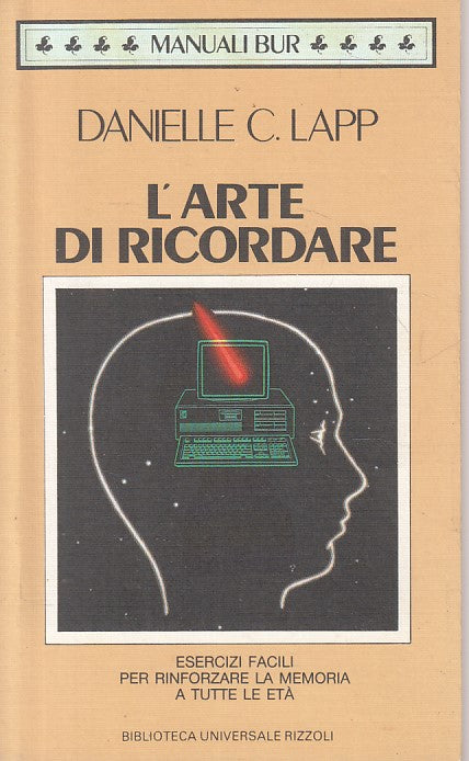 LZ- L'ARTE DI RICORDARE - LAPP - RIZZOLI - BUR MANUALI -- 1991 - B - ZFS432