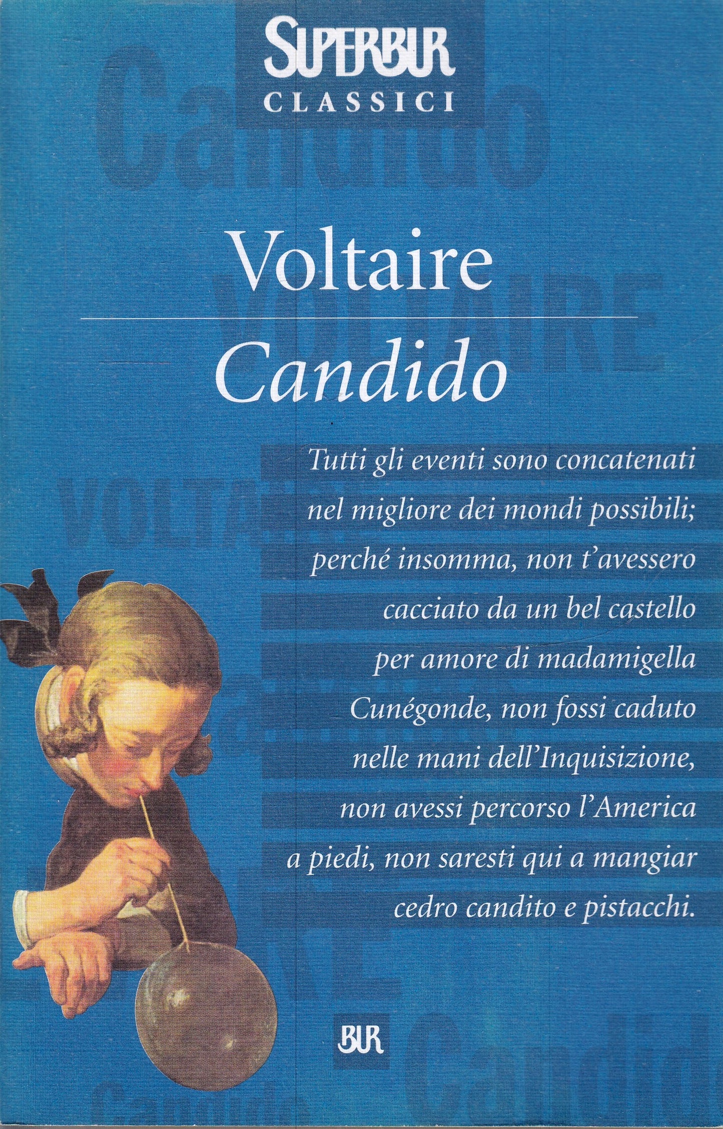 CANDIDO - VOLTAIRE - RIZZOLI - SUPERBUR CLASSICI BUR --- B -XFS