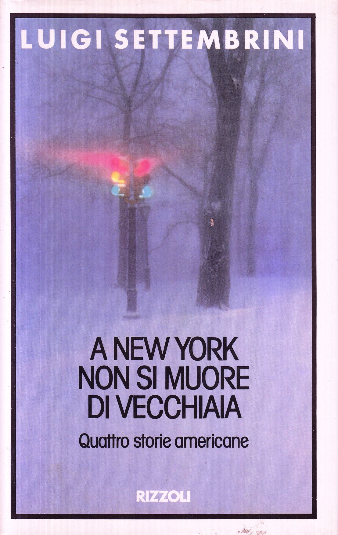 A New York non si muore di vecchiaia - Luigi Settembrini - Rizzoli - 1a ed. - ZFS116