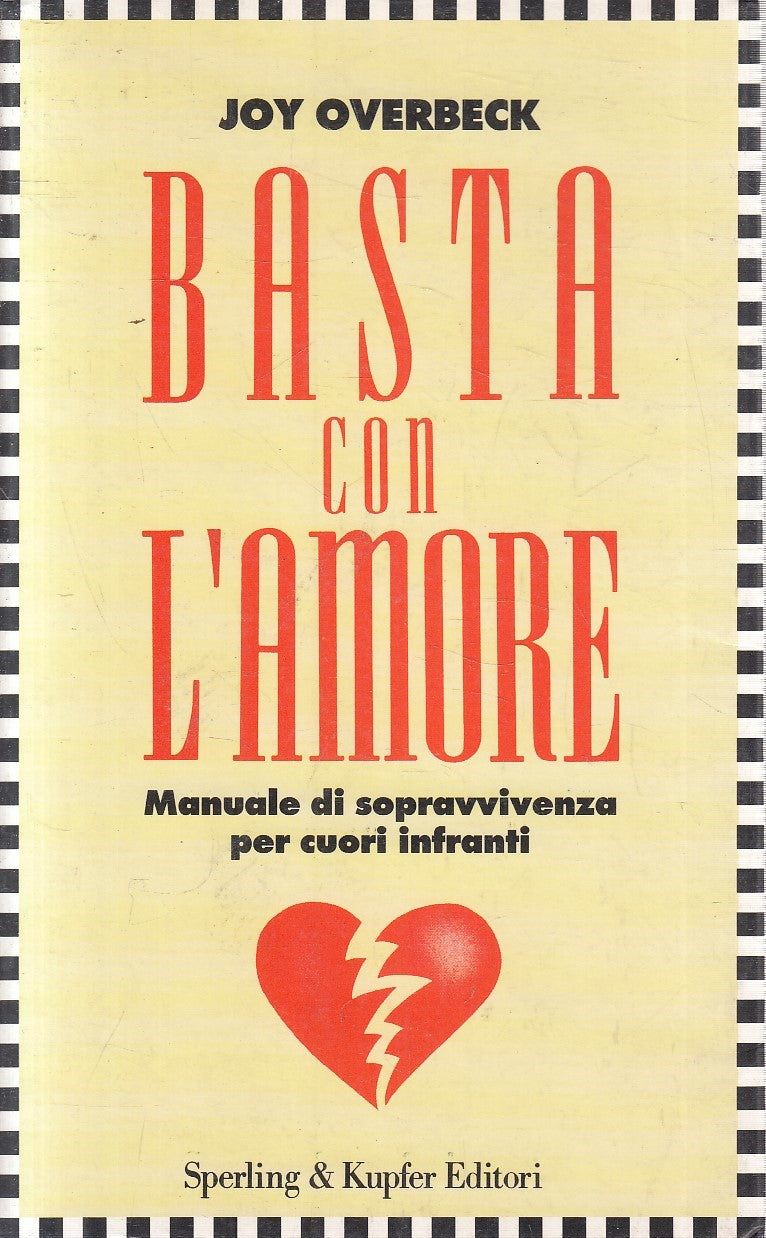 BASTA CON L'AMORE MANUALE - JOY OVERBECK - SPERLING - B - JXS302