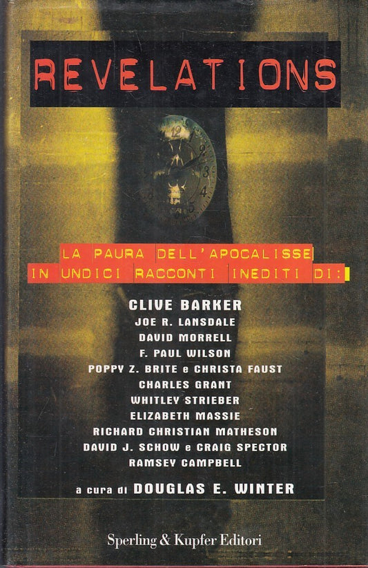 LG- REVELATIONS UNDICI RACCONTI - CLIVE BARKER - SPERLING --- 1999 - CS - YFS319