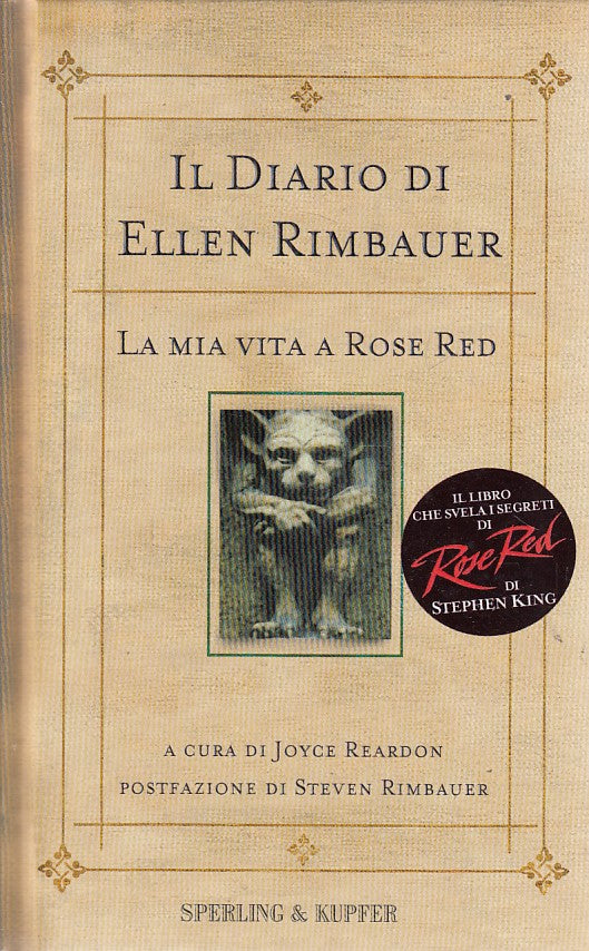 LN- IL DIARIO DI ELLEN RIMBAUER - REARDON - SPERLING --- 2002 - C - YDS319