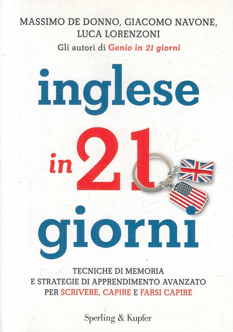 LZ- INGLESE IN 21 GIORNI TECNICHE DI MEMORIA - AA.VV. - SPERLING ---- B - YFS272