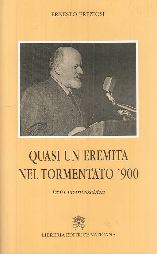 LS- QUASI EREMITA NEL TORMENTO '900 FRANCESCHINI -- LEV --- 2007 - B - ZTS289