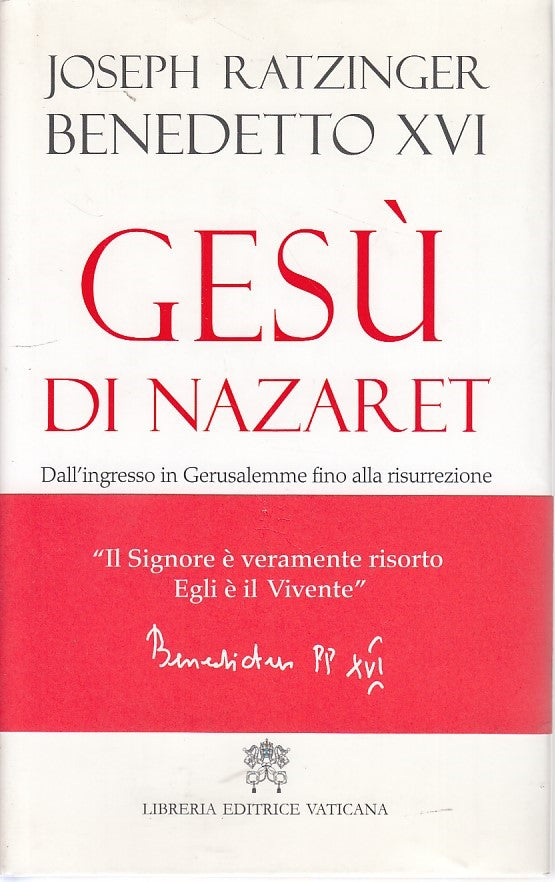 LZ- GESU' DI NAZARETH SECONDA PARTE- BENEDETTO XVI- VATICANA--- 2011- CS- ZDS478